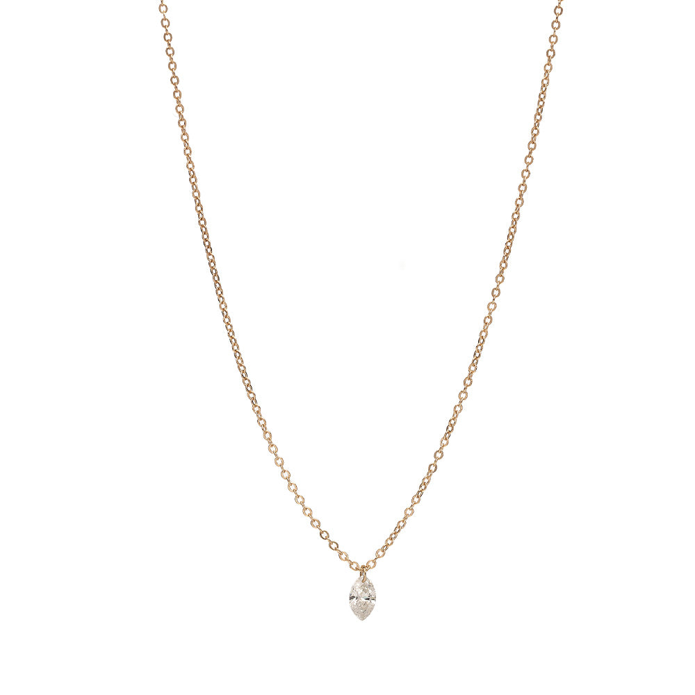 Gold Diamond Necklace For Unique Engagement Rings