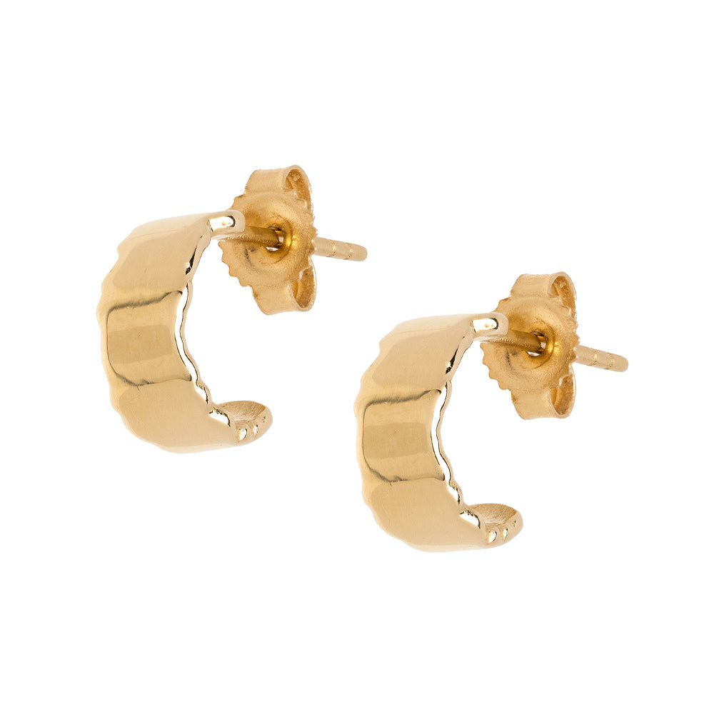 Gold Hoops For Engagement Rings For Women