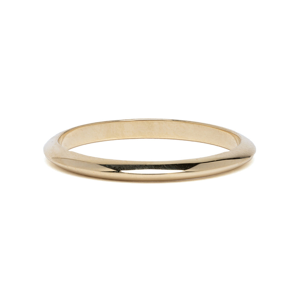 Knife Edge Wedding Band