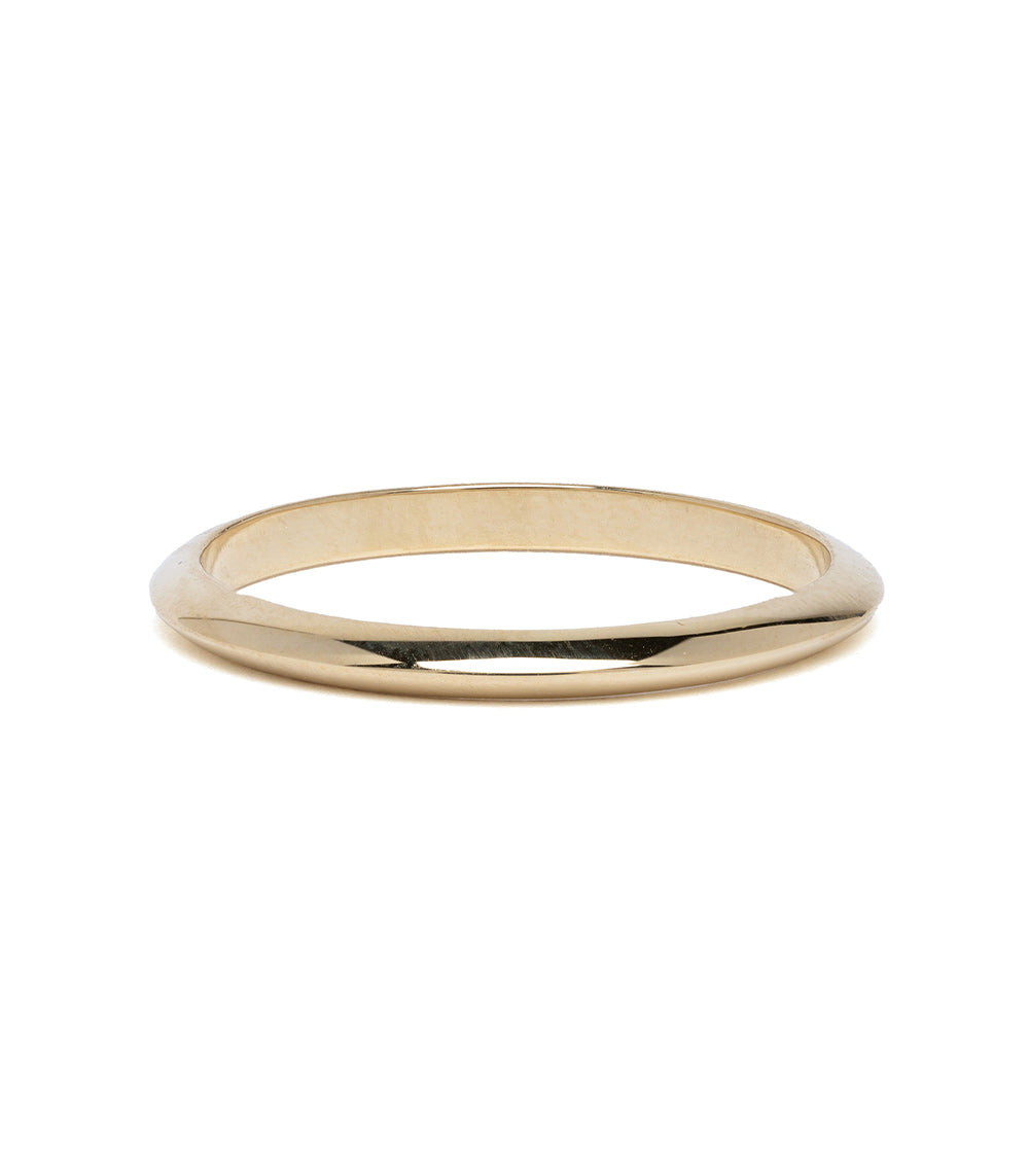 Knife Edge Wedding Band