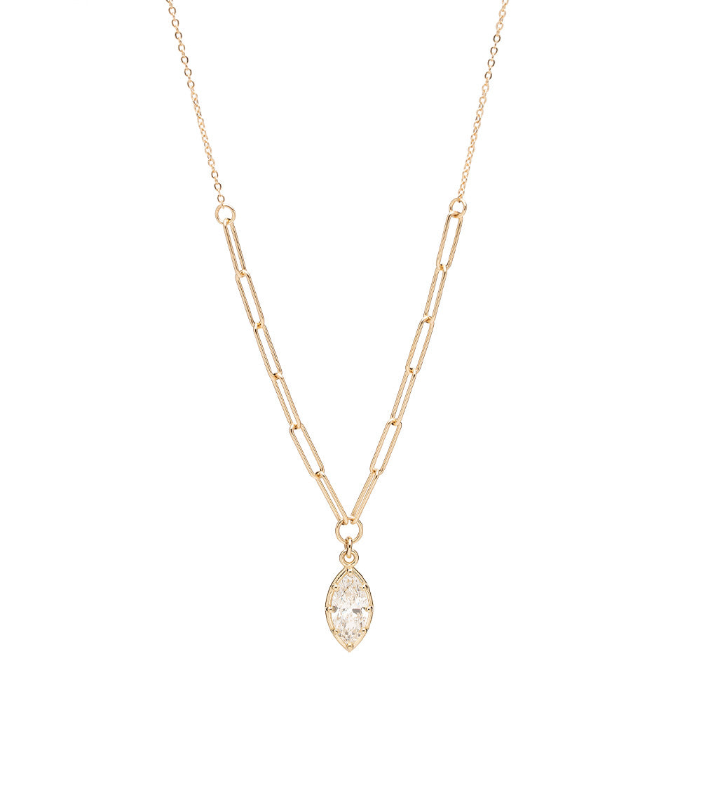 Lab Marquise Gigi Half Paperclip 1ct