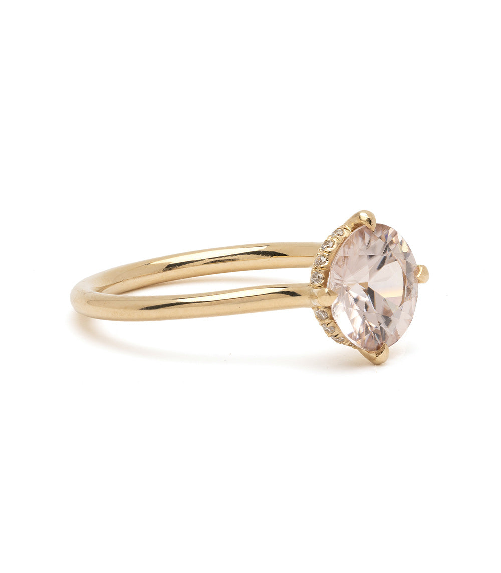 Billie - Natural Champagne Zircon Engagement Ring