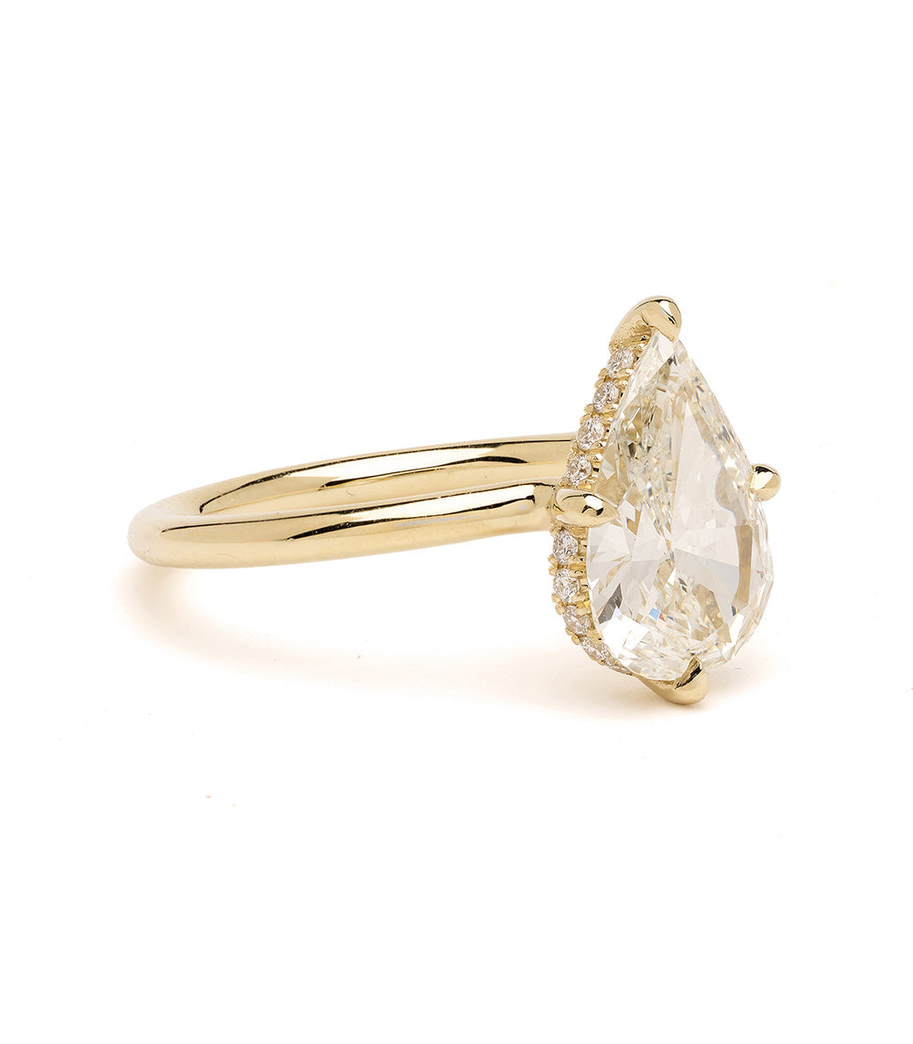 Natural Pear Diamond Pear Solitaire 1.61 B