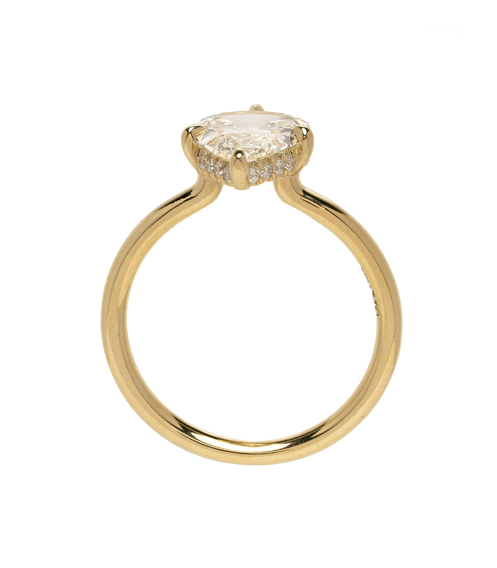 Natural Pear Diamond Pear Solitaire 1.61 C