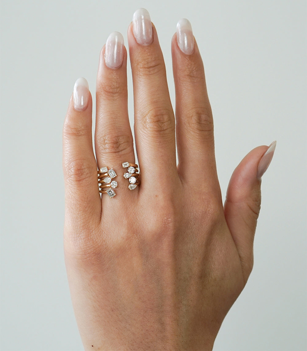 Nesting Band Stack For Engagement Rings For Women
