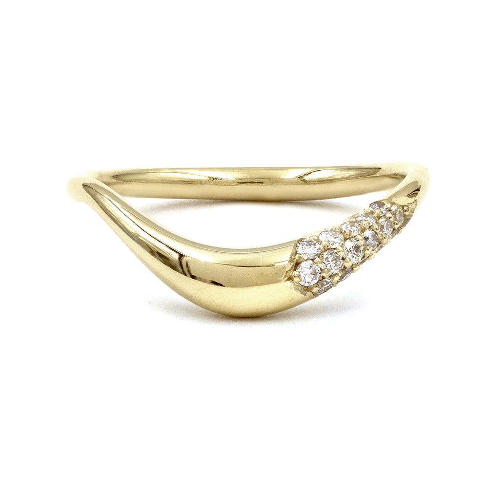 Pave Diamond Nesting Band