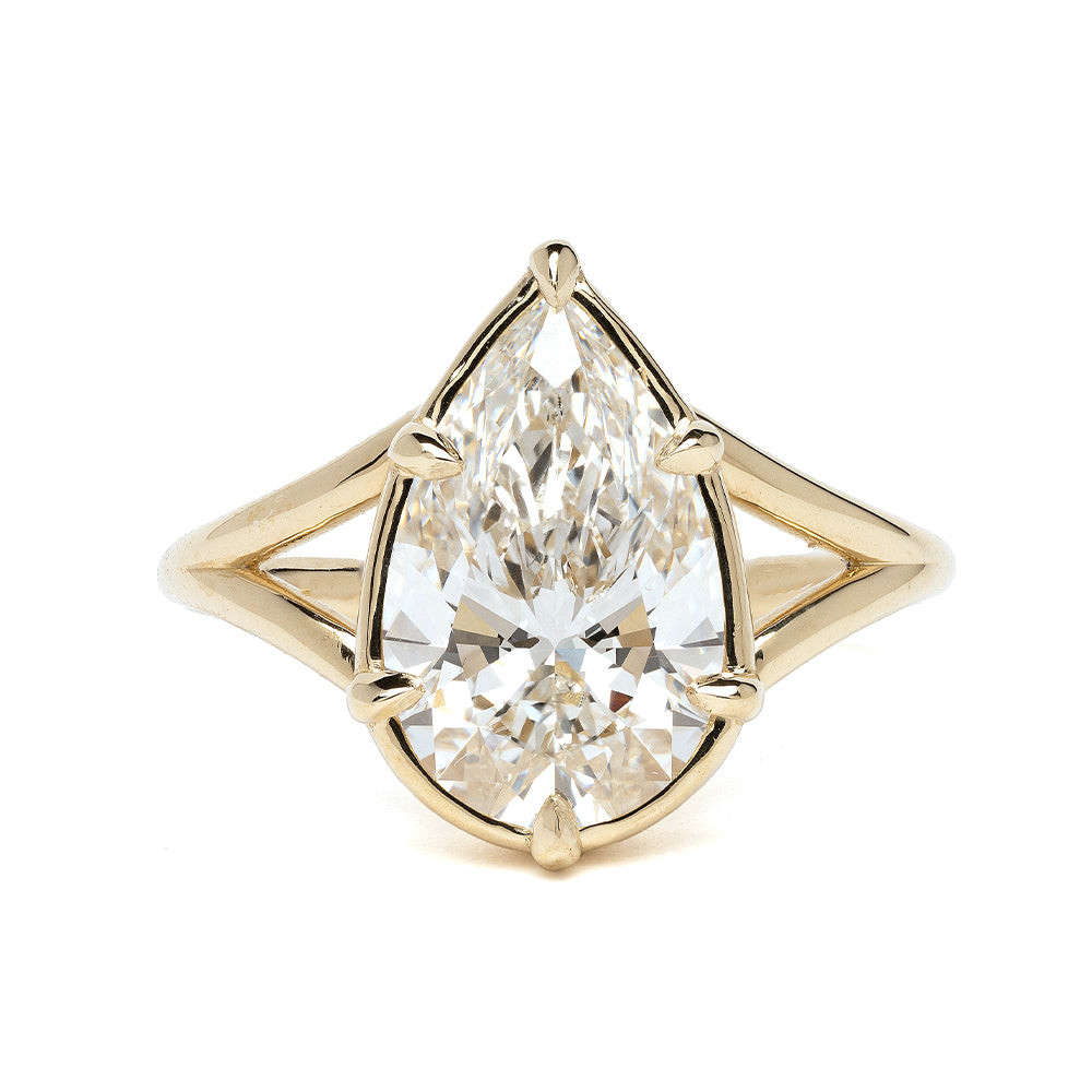 Pear Diamond Engagement Ring