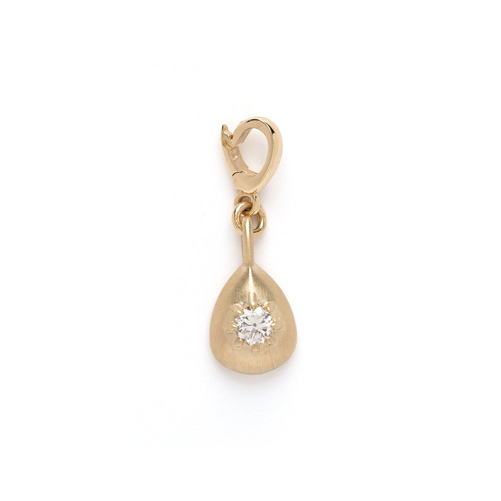 Pear Shape Charm For 1 Carat Diamond Ring