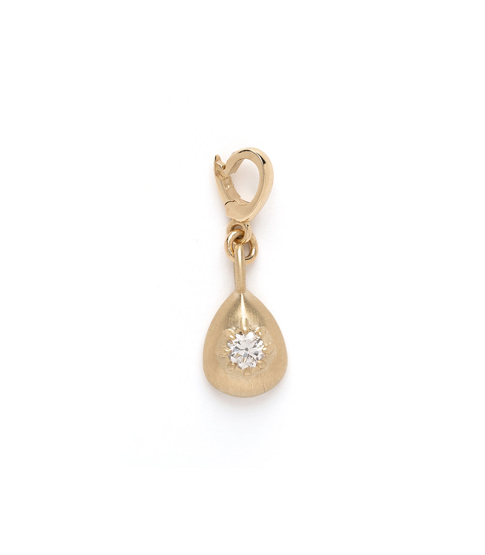 Pear Shape Charm For 1 Carat Diamond Ring