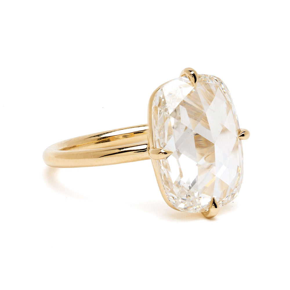 Rose Cut Cushion Diamond Ring 2