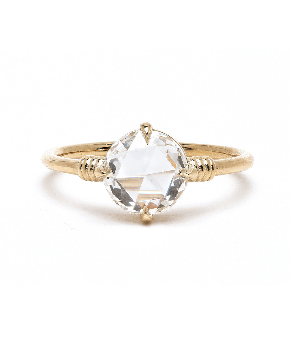 Rose Cut Lab Grown Diamond Ring