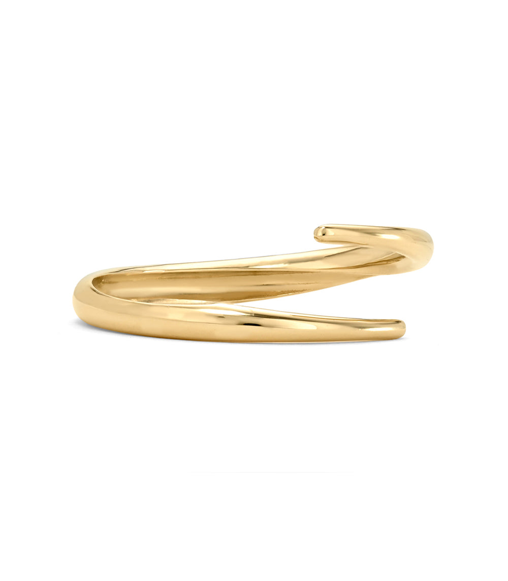 Single Coil Yellow Gold Stacking Band For Unique Engagement Rings Orbit Single Coil 1