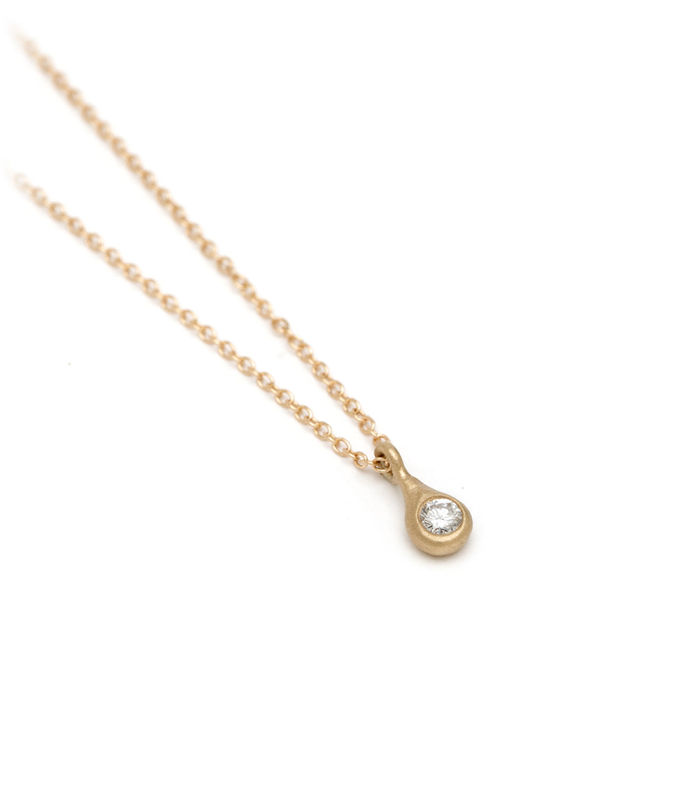 Sofia Kaman Diamond Drop Charm Necklace