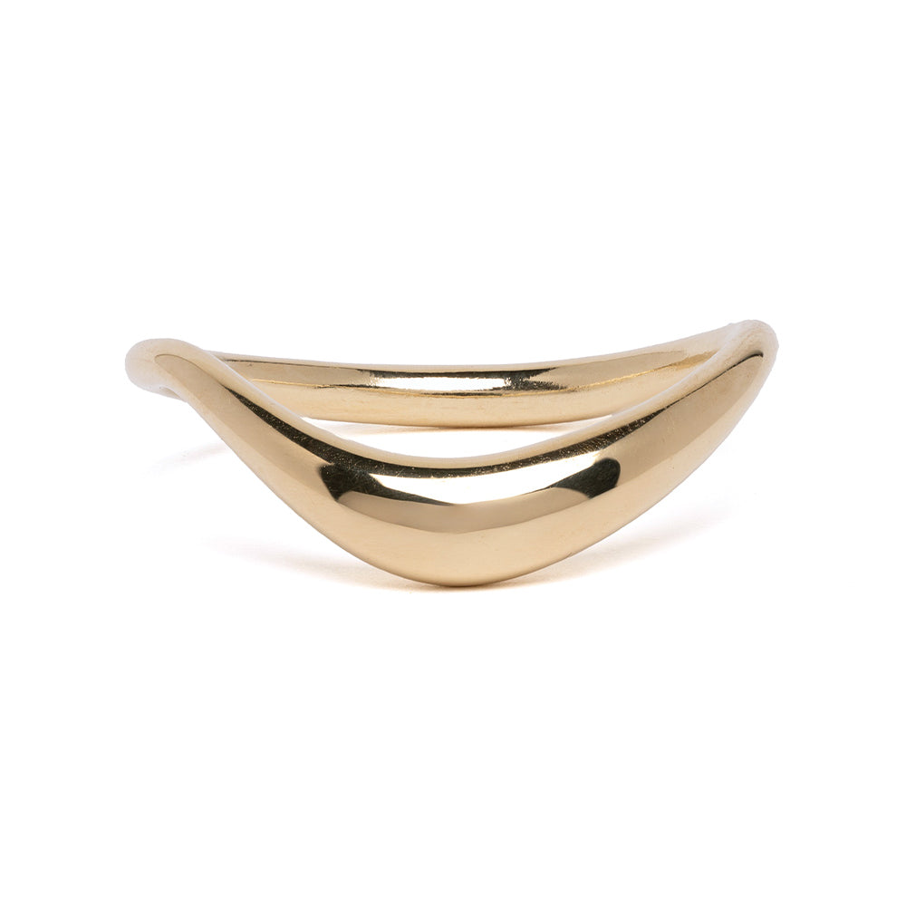 Solid Gold Nesting Band For Engagement Rings