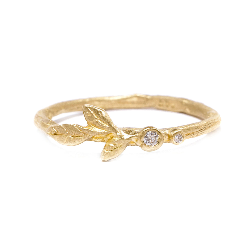 Twig Wedding Band