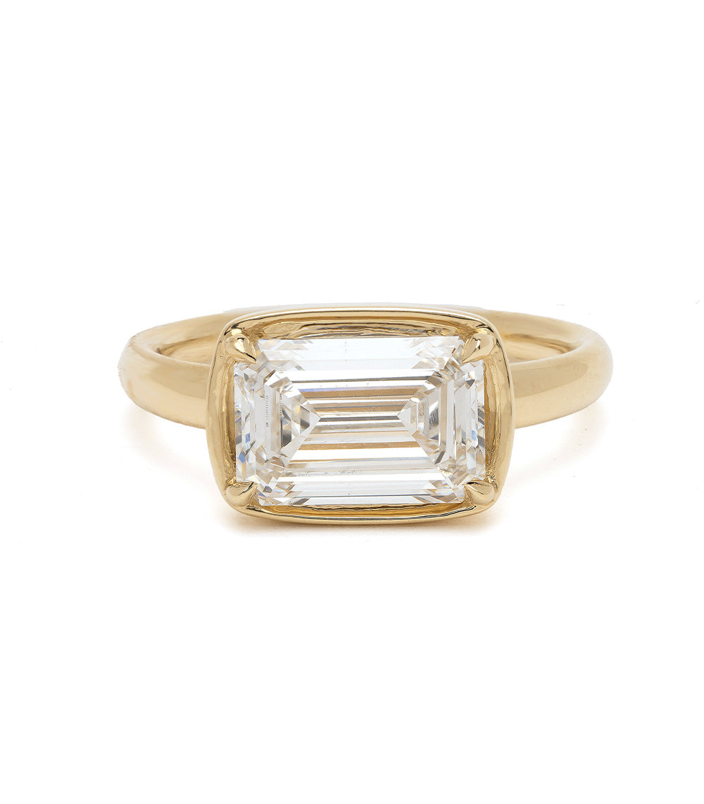 Unique Emerald Cut Engagement Rings Sk R45 Lgd Ew Ec 3.12