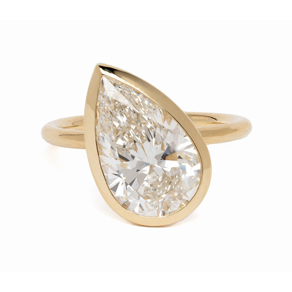 Unique Pear Engagement Rings Sofia Kaman Sk R94b Tilt Lgd Ps 4.02