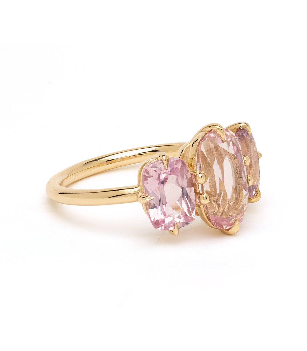 Kaya　アメトリン　ハニカムカービング　チャーム　14kgf　他3点 Annika 3 Stone Engagement Ring – Sofia Kaman