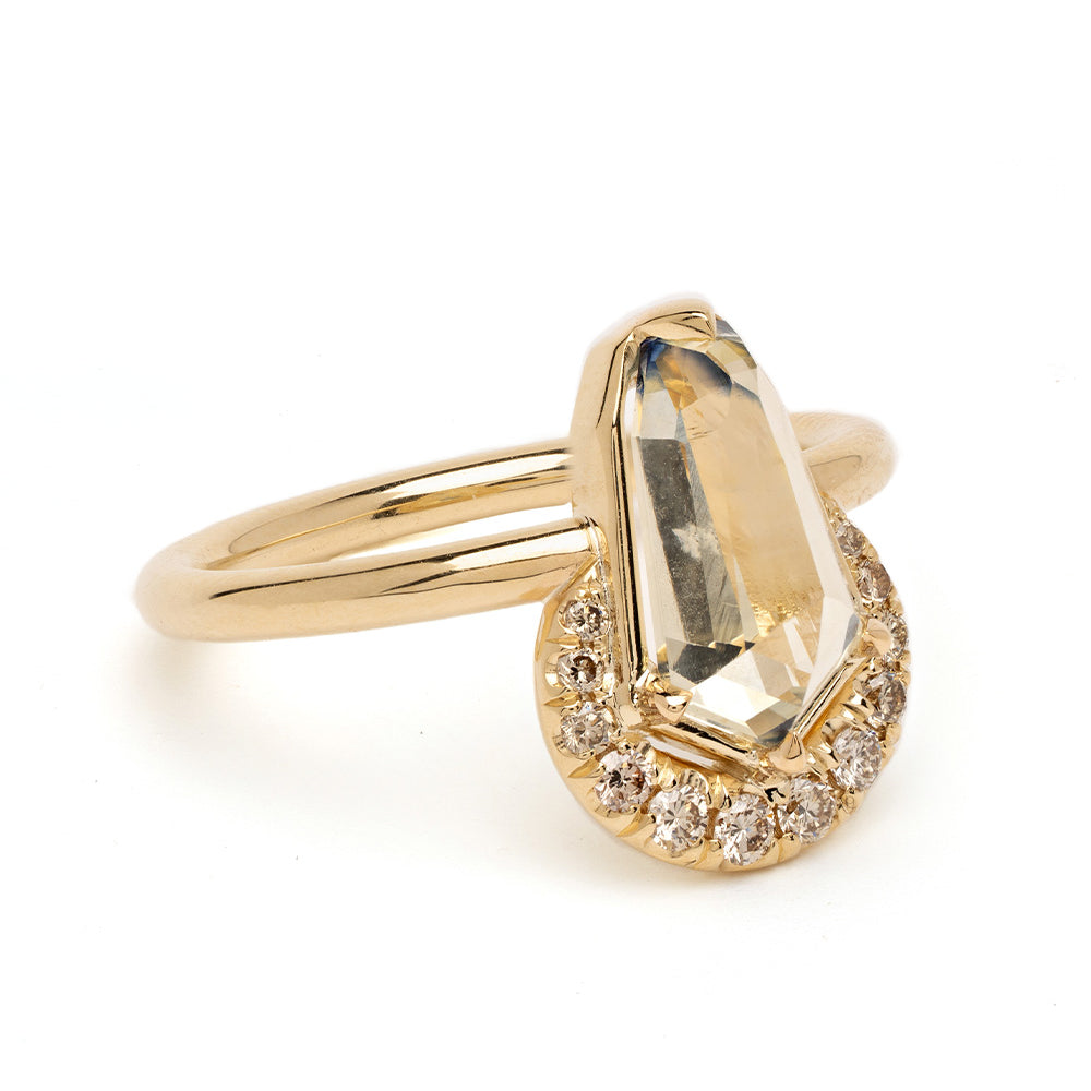 Unique Sapphire Engagement Ring