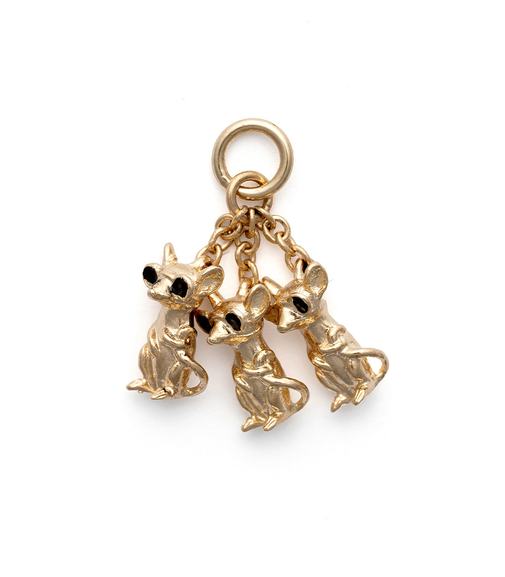 Vintage 3 Blind Mice Charm