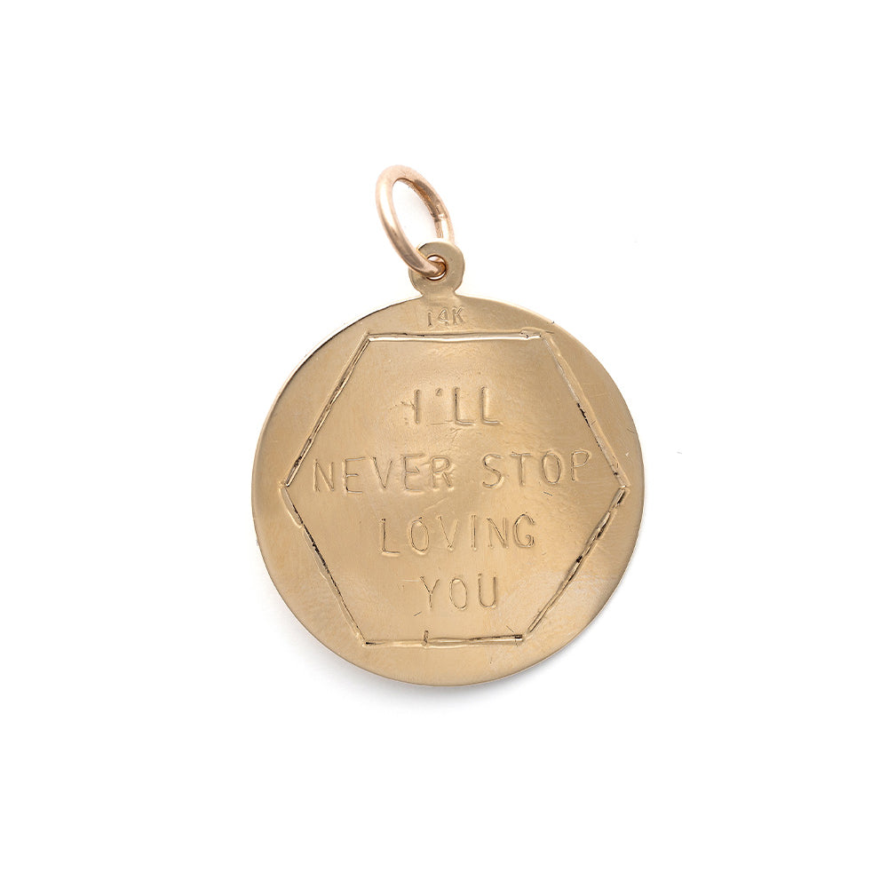 Vintage Gold Charm