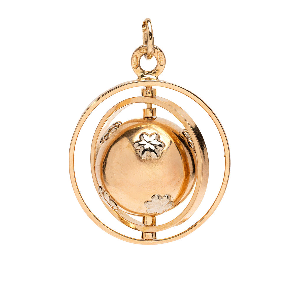 Vintage Gold Orb Charm