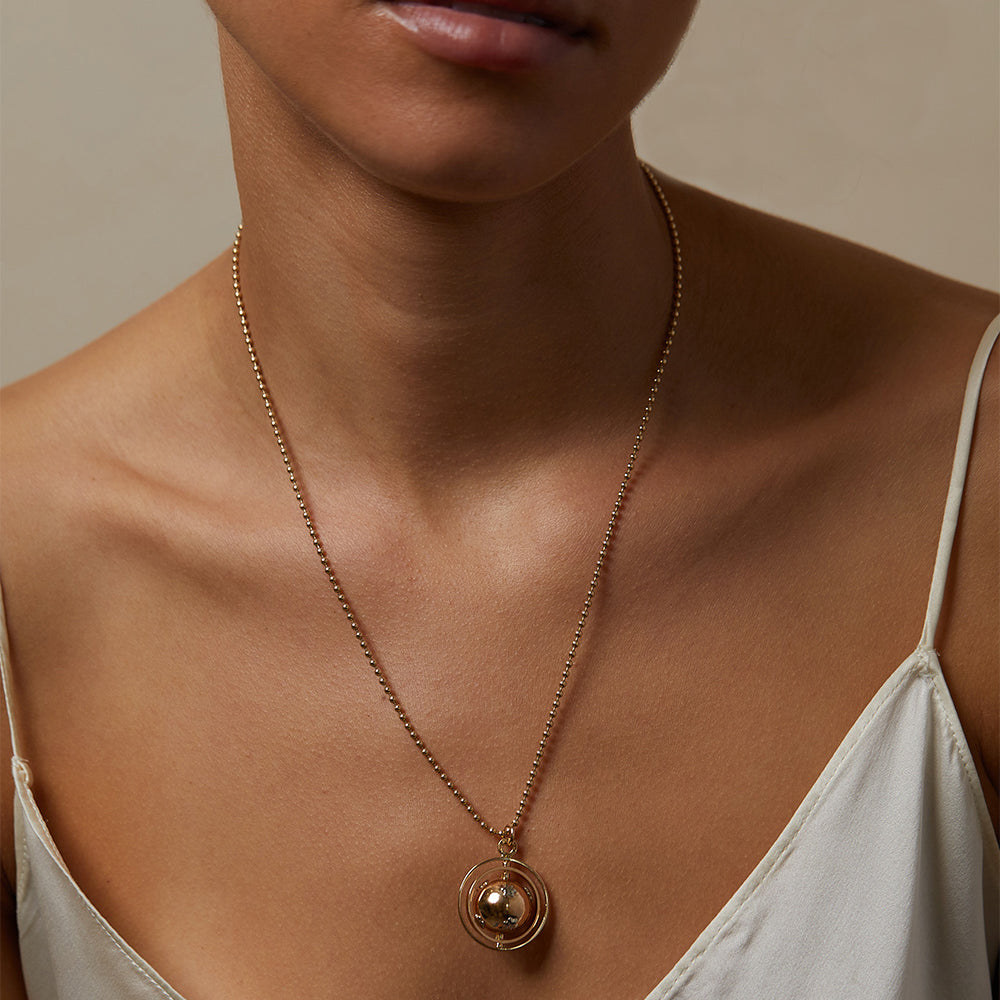 Vintage Gold Orb Charm