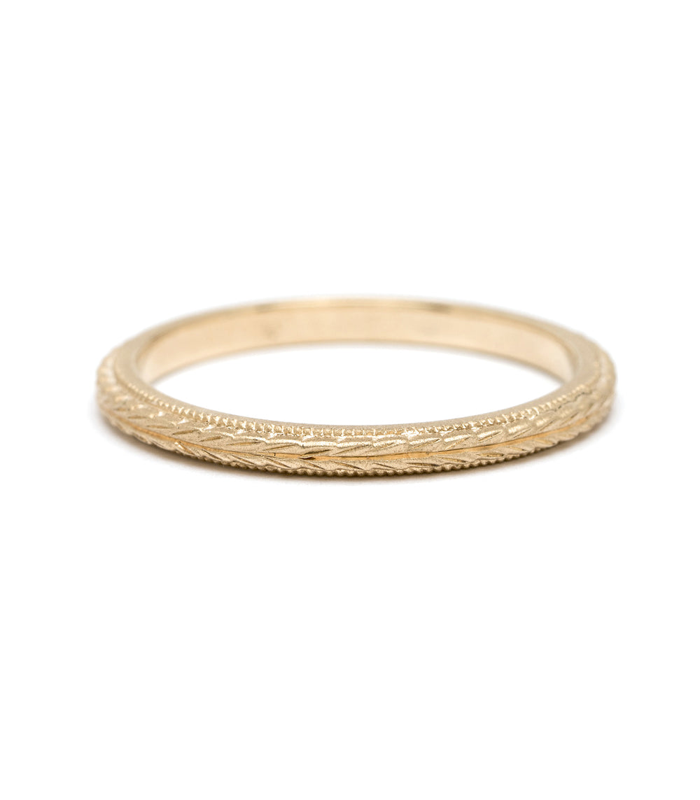 Vintage Inspired Boho Wedding Band