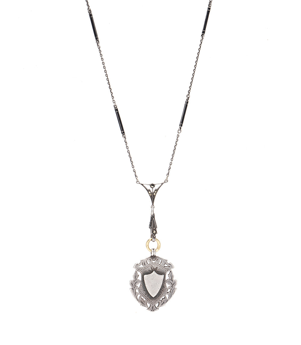 Vintage Silver Necklace For 1 Carat Diamond Ring