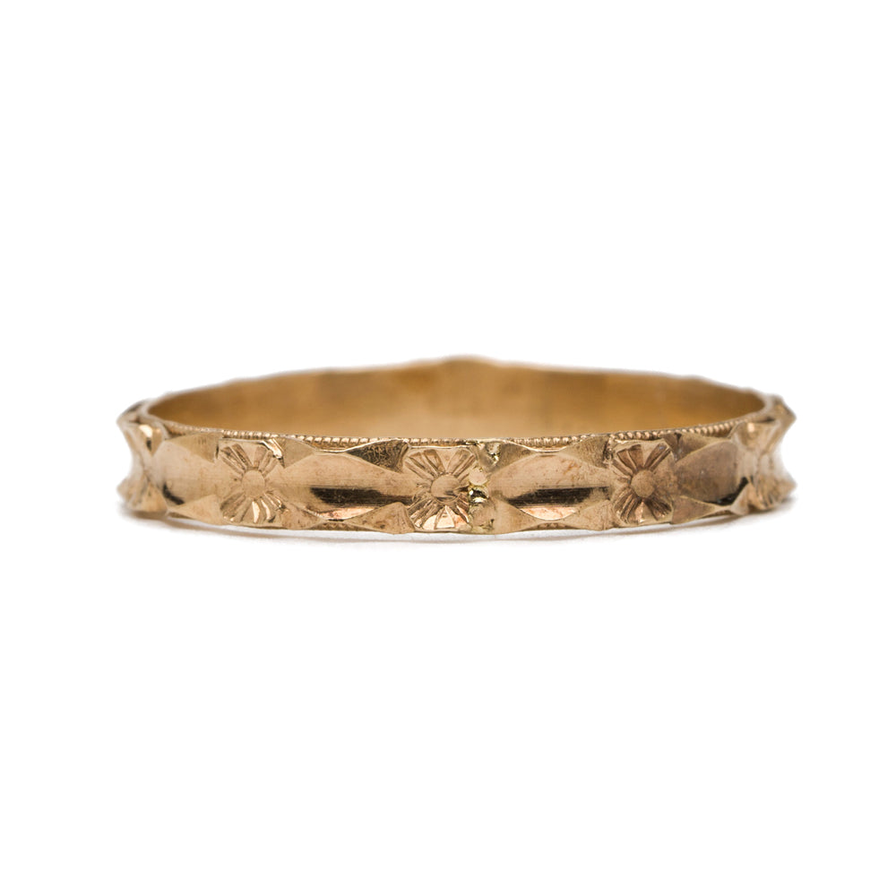 Vintage Victorian Wedding Band