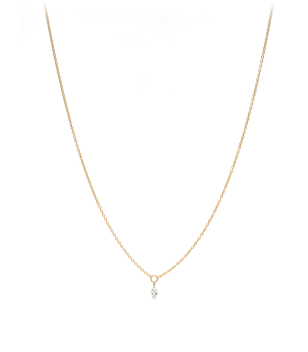 petite diamond necklace