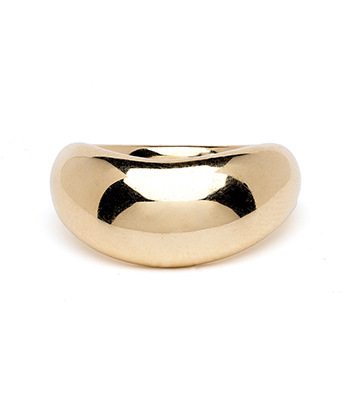 14K Solid Gold Wedding Band for Unique Engagement Rings designed by Sofia Kaman handmade in Los Angeles