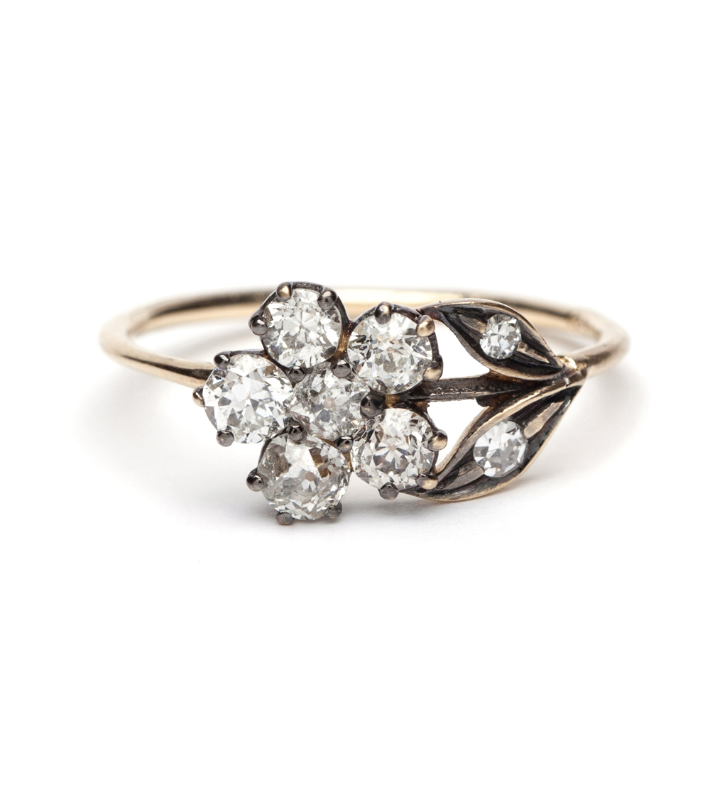 Platinum 2.25ct round brilliant cut diamond flower cluster ring - Jewellery  from Mr Harold and Son UK