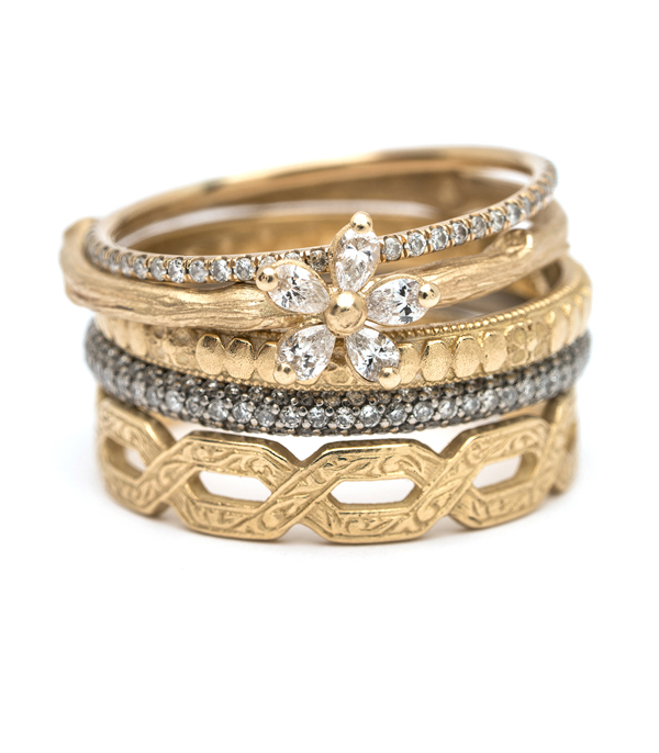 Orange Blossom Diamond Engagement Ring