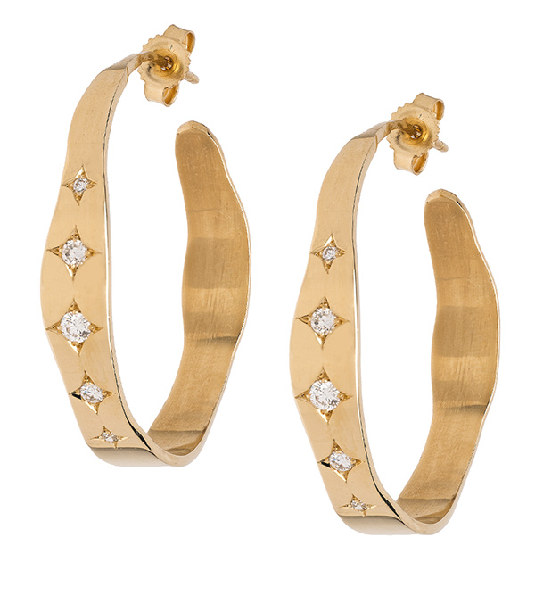 Louis Vuitton Pearl and Monogram Charm Hoops