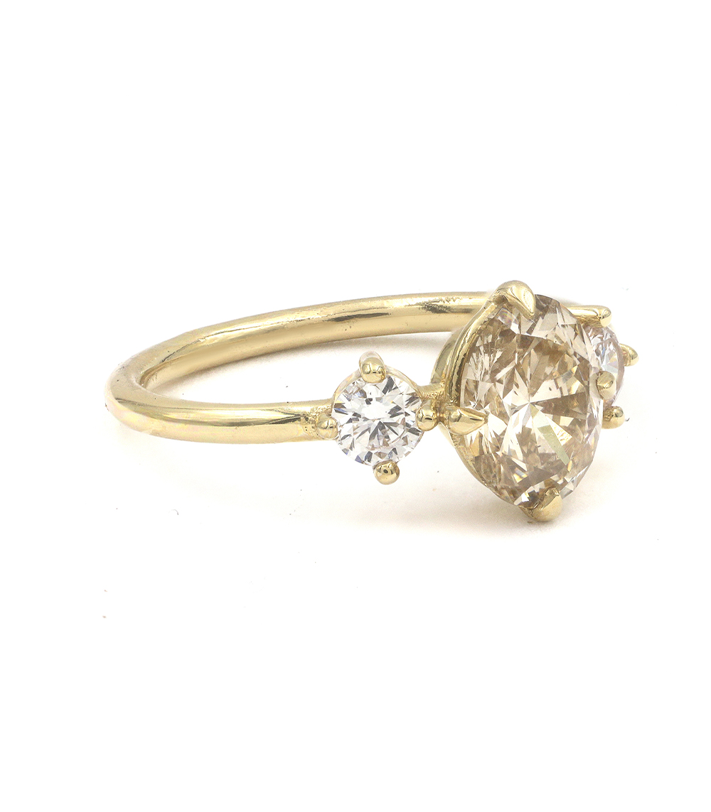Festive Megan Superior 3-stone diamond ring 573-180-KK 