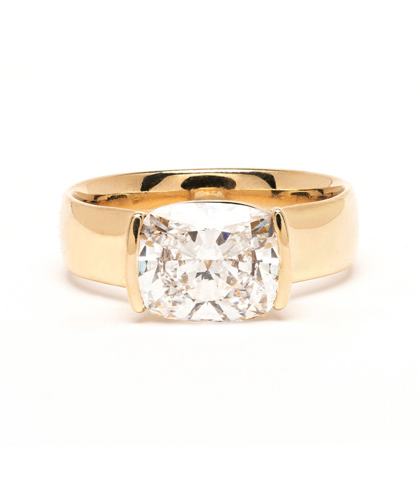 Bardot - 3.63ct Cushion Cut Lab Grown Diamond Engagement Ring