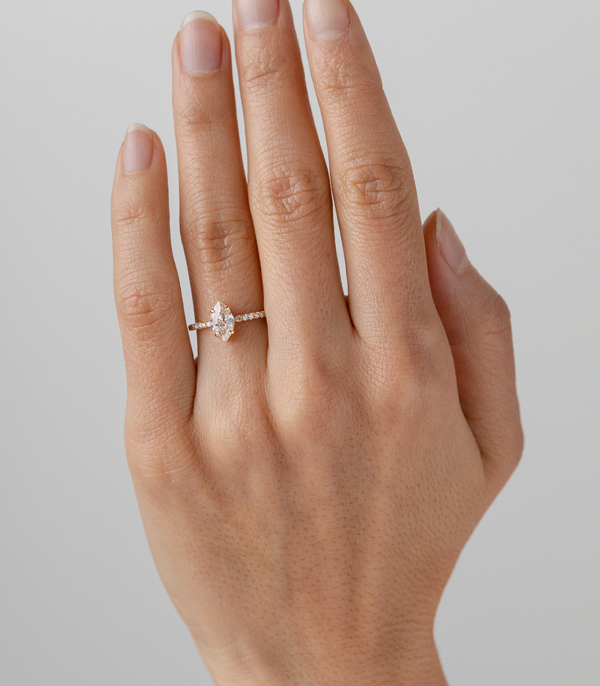 the most simple solitaire engagement ring