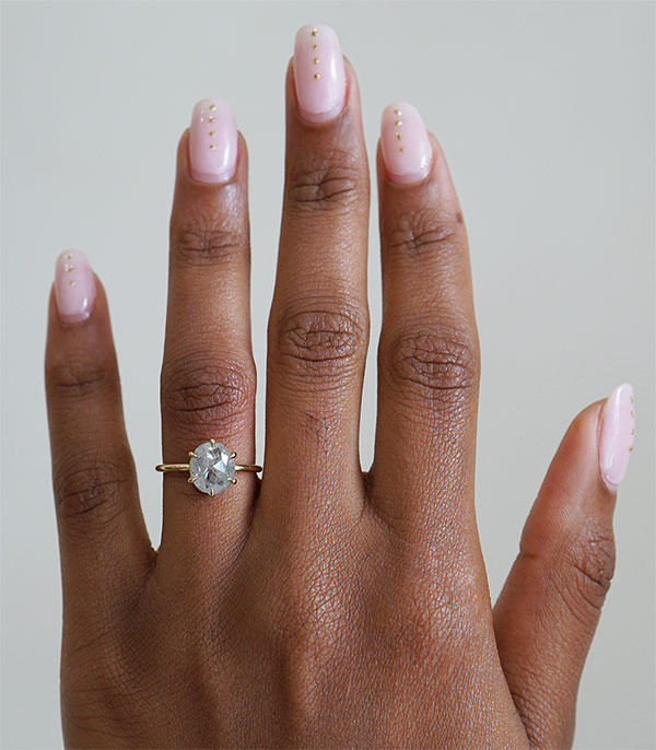 Trio Wedding Ring Set, Round Cut White CZ & Moissanite Diamond Engagement  Ring set, Annivers… | Wedding rings solitaire, Wedding rings simple, Wedding  rings vintage