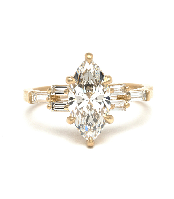 1.80CTW Lab-Grown Diamond Emerald-Cut 14K Rose Gold Halo Engagement Ring,  10 | Amazon.com