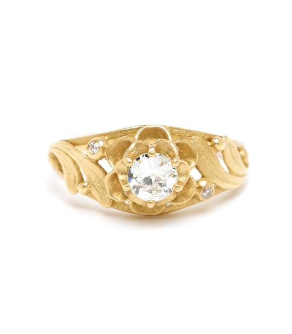 Laurel- Art Nouveau Inspired Engagement Ring
