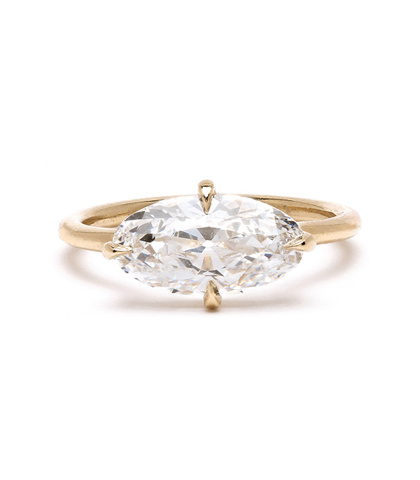 Billie- 2.17ct Old Mine Oval LITHOS Lab Grown Diamond Engagement Ring