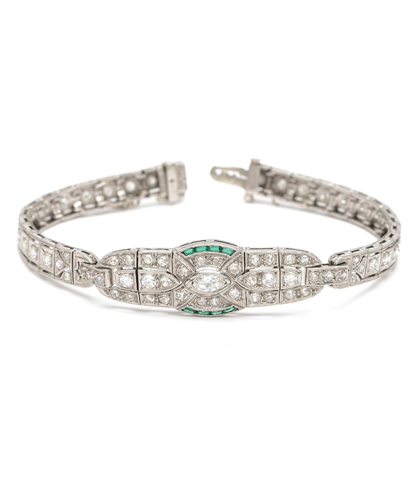 Art Deco Vintage 12.70 Ct Diamond Platinum Bracelet - Antique Jewelry |  Vintage Rings | Faberge EggsAntique Jewelry | Vintage Rings | Faberge Eggs